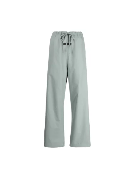 Spodnie Fear Of God z logo zielone
