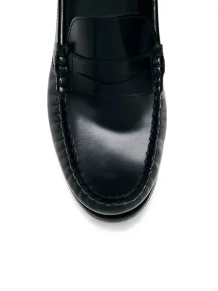 Pantofi loafer Alohas din piele negru