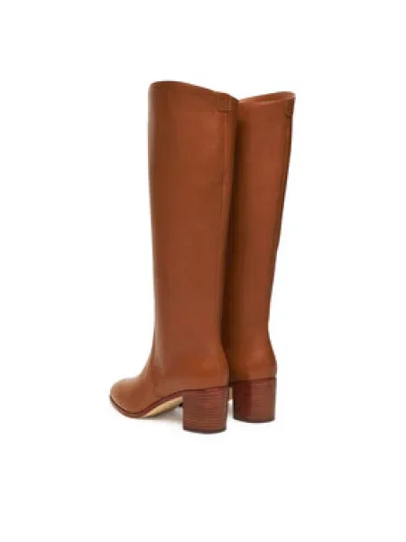 Čižmy LAUREN RALPH LAUREN Charly Bo Tal hnedá