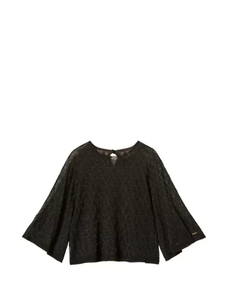 Decupat pulover Twinset negru