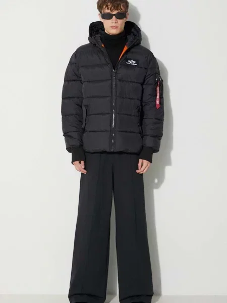Μπουφάν Alpha Industries μαύρο