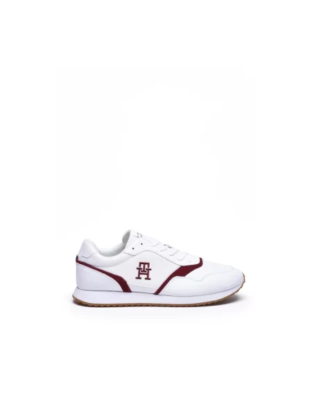 Sneakersy Tommy Hilfiger skórzane białe