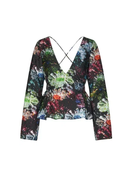 Bluzka Stine Goya z baskinką czarna