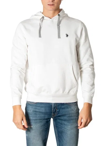 Pulover U.s. Polo Assn. s kapuco bela