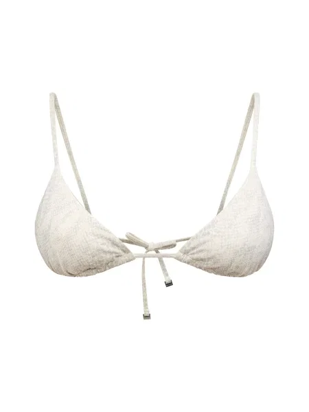 Calvin Klein Swimwear Sutien costum de baie gri deschis alb