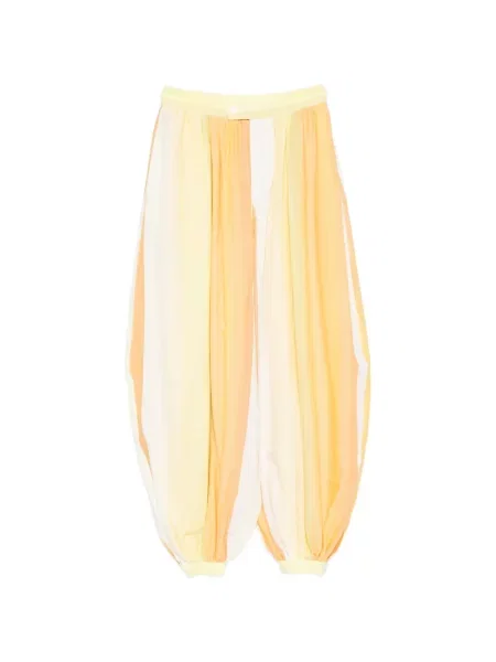 Spodnie Marrakshi Life w paski żółte