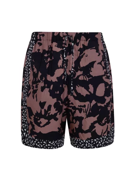 Spodnie Dries Van Noten w abstrakcyjne wzory