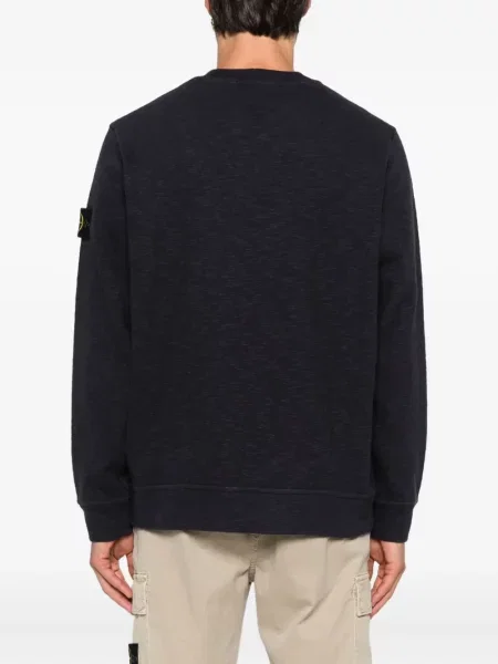 Hanorac Stone Island cu strasuri albastru