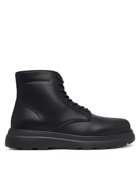 Зимни обувки Armani Exchange черен