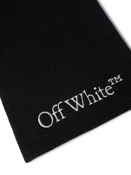Pletený šál Off-white bílý