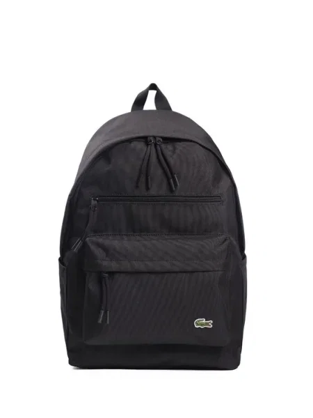 Lacoste hátizsák nagy sima fekete