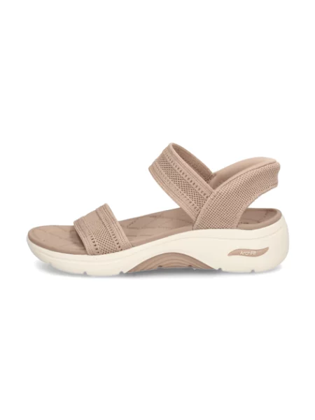 Sandály Skechers béžové