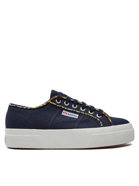 Tenis superge Superga Multicolor Beads Mornarsko modra