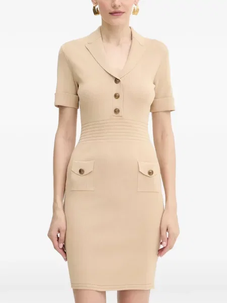 Sukienka mini Guess z kieszeniami zapinanymi na guziki