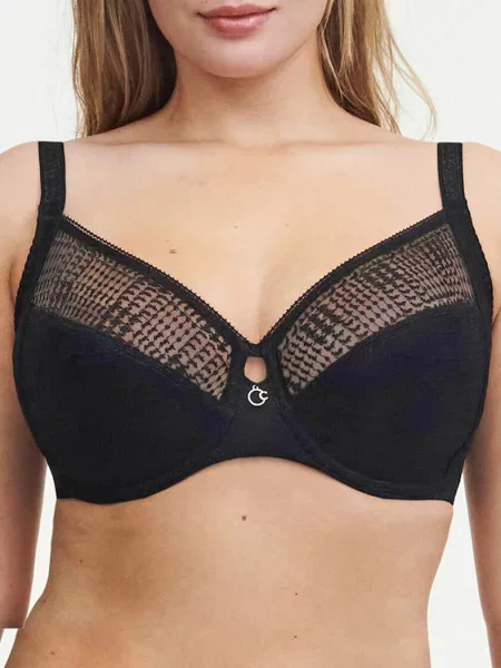 Бюстгальтер с плотной чашкой чорний