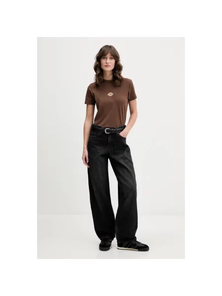 Zwężane dżinsy Dickies zwężany czarny
