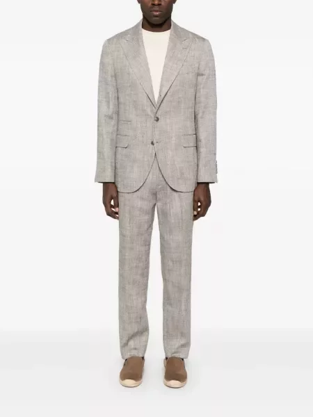 Odijelo Brunello Cucinelli s herringbone uzorkom