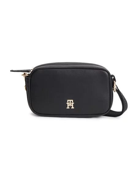 TOMMY HILFIGER Geantă de umăr negru