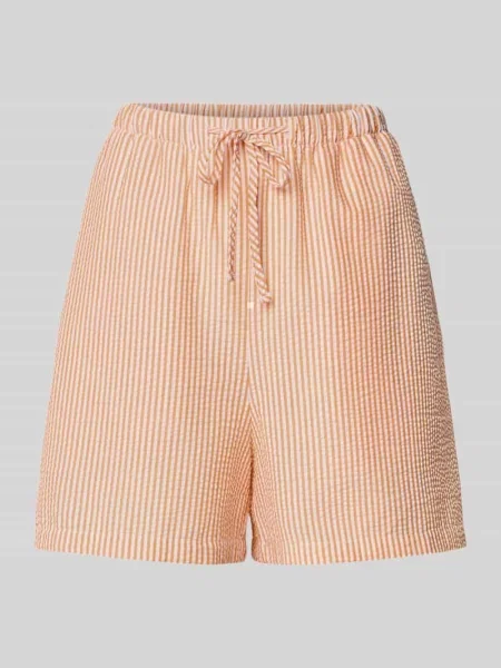 Tommy Hilfiger Szorty orange pomarańczowe
