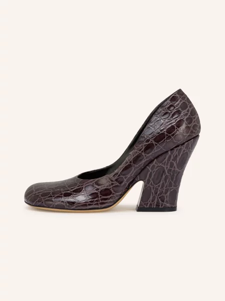 Dries Van Noten Lodičky tmavě / světle fialová