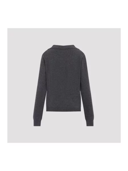 Sweter Maison Margiela wełniany szary