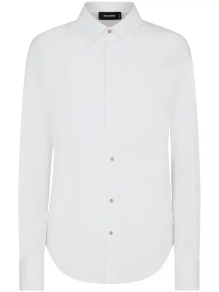 Gulerat cămașă Dsquared2 alb