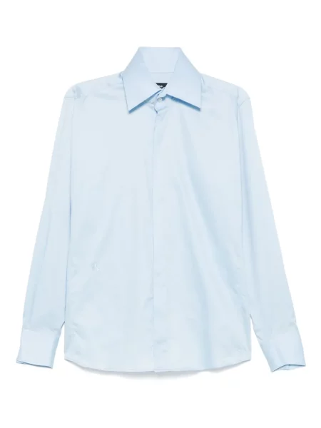 Klasická s límcem košile Karl Lagerfeld modrá