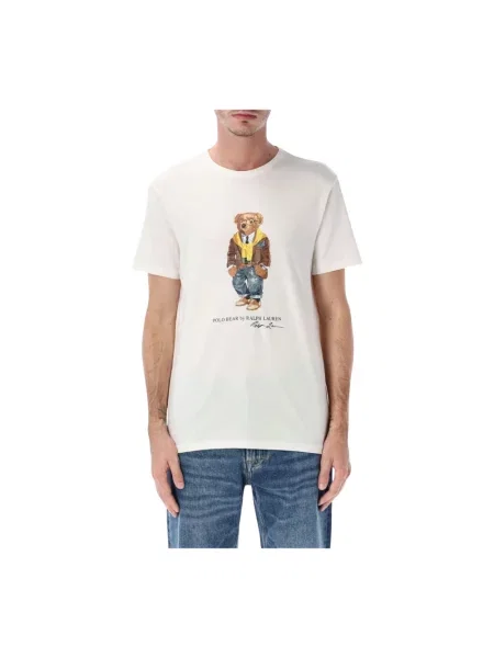 Koszulka Ralph Lauren z dżerseju biała