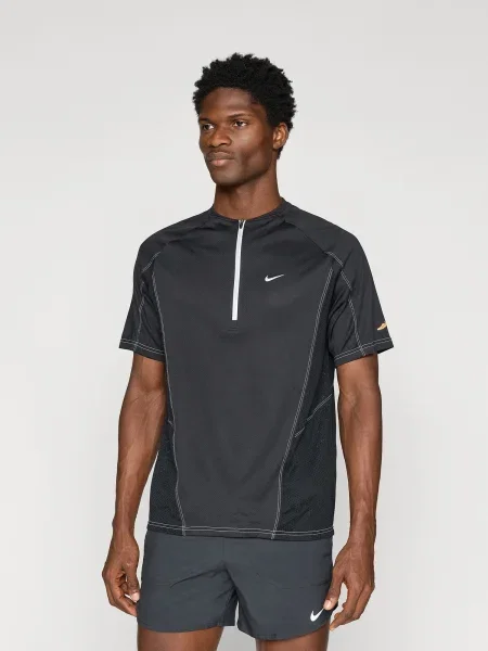 NIKE Sportiniai marškinėliai RETRO juoda balta