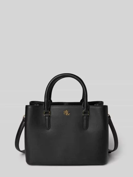 Torba typu kuferek z uchwytem model ‘MARCY’ Lauren Ralph Lauren czarna
