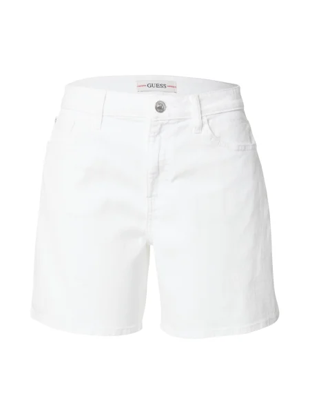 Guess Pantaloni scurți de blugi alb