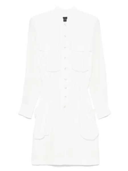 Rochie Pinko de costum alb
