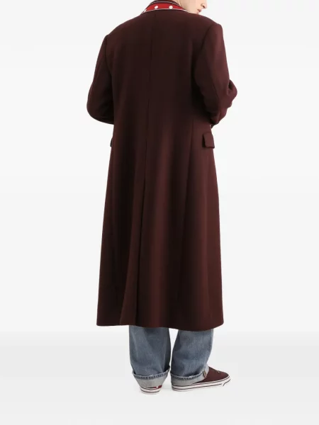 Palton Dolce & Gabbana de lână maro