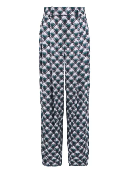 Pantaloni Giorgio Armani cu imagine cu gradient verde