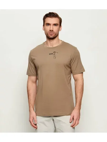 BOSS GREEN Tricou TS_GOC Birdie | Relaxed fit bej