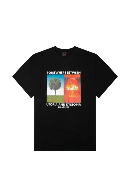 Tricou Pleasures cu imagine negru