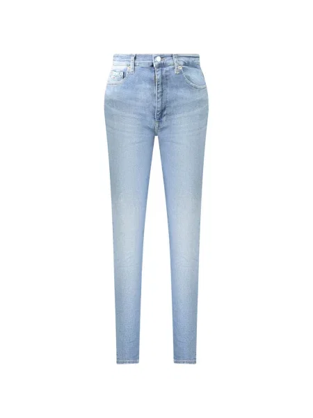 Skinny jeansy skinny Tommy Jeans retro niebieskie