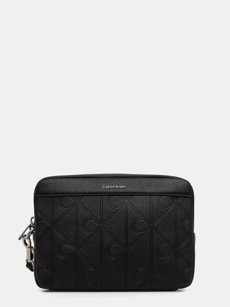 Geantă Calvin Klein din piele negru