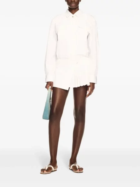 Rochie mini Off-white de costum alb