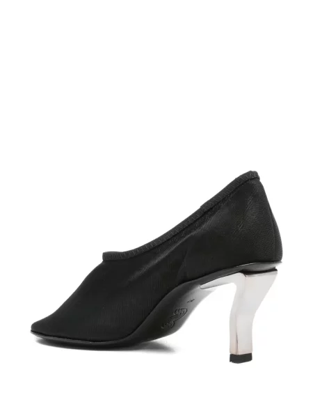 Pantofi cu toc Nicole Saldaña plasă negru