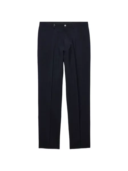Pantaloni Prada de lână albastru