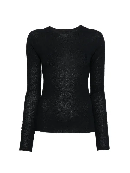 Top Issey Miyake lung negru