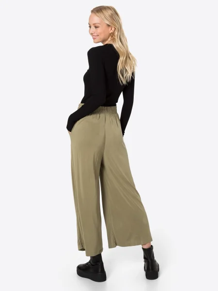 Pantaloni culottes Urban Classics din modal kaki