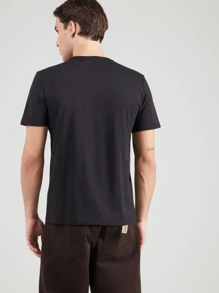 Vlnené tričko Calvin Klein Jeans čierna