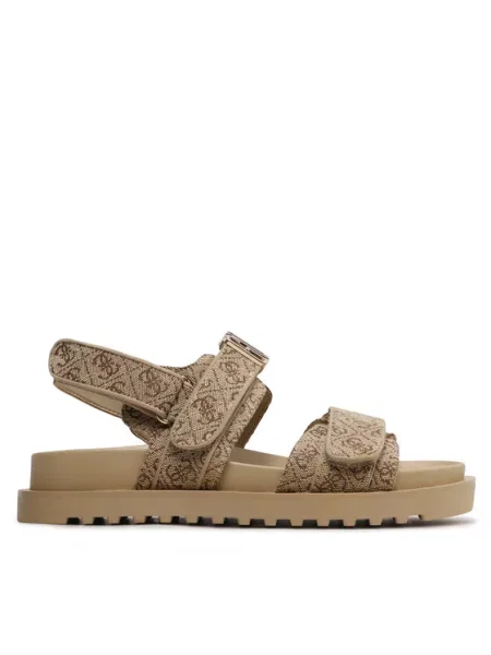 Σανδάλια Guess καφέ