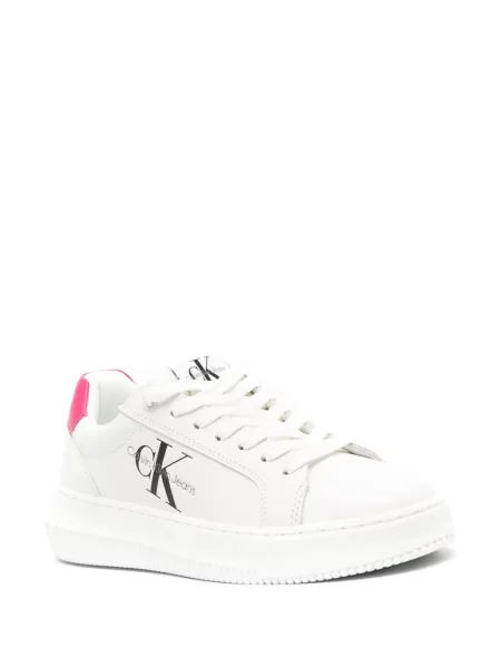 Sneakers Calvin Klein Jeans με σχέδιο λευκό
