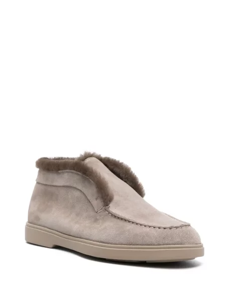 Botine Santoni din piele de căprioară