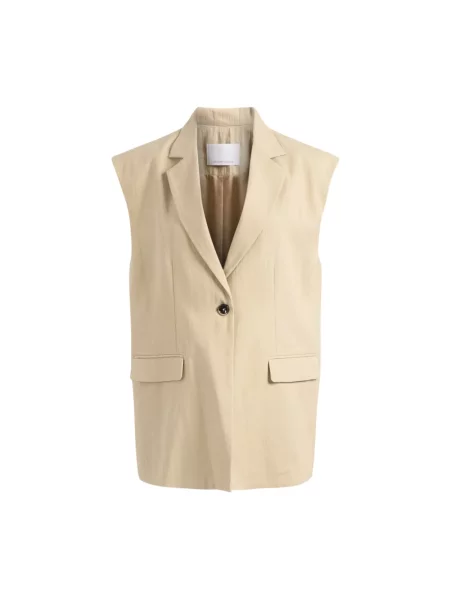 Kamizelka Nine In The Morning bez rękawów beżowa