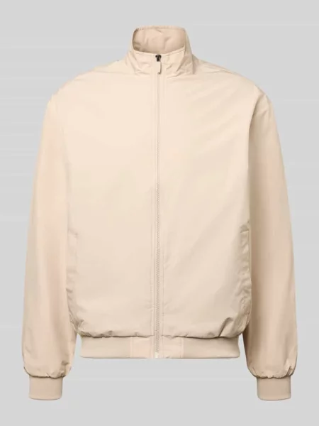 Kurtka o kroju regular fit ze stójką model ‘Charge’ Jack & Jones beżowa