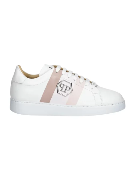 Sneakersy Philipp Plein skórzane białe